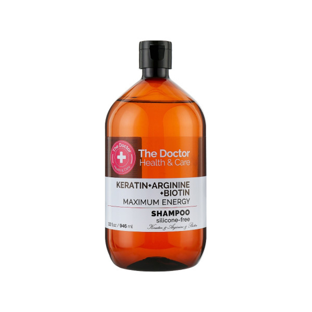 Шампунь The Doctor Health & Care Keratin + Arginine + Biotin Maximum Energy 946 мл (8588006041705)