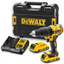 Дриль-шурупокрут DeWalt безщітковий XR Li-Ion 18В акб 2х2А·год 65Нм 500-1750об/хв патрон 13мм ЗП кейс 1.15кг