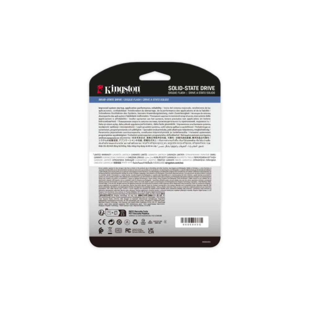 Накопичувач SSD U.2 2.5" 3.84TB Kingston (SEDC3000ME/3T8)