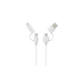 Дата кабель USB-C + USB 2.0 AM to USB-C + Lightning 1.2m 60W quadcord-pd60 white Promate (quadcord-pd60.white) Дата кабель USB-C + USB 2.0 AM to USB-C + Lightning 1.2m 60W quadcord-pd60 white Promate (quadcord-pd60.white)