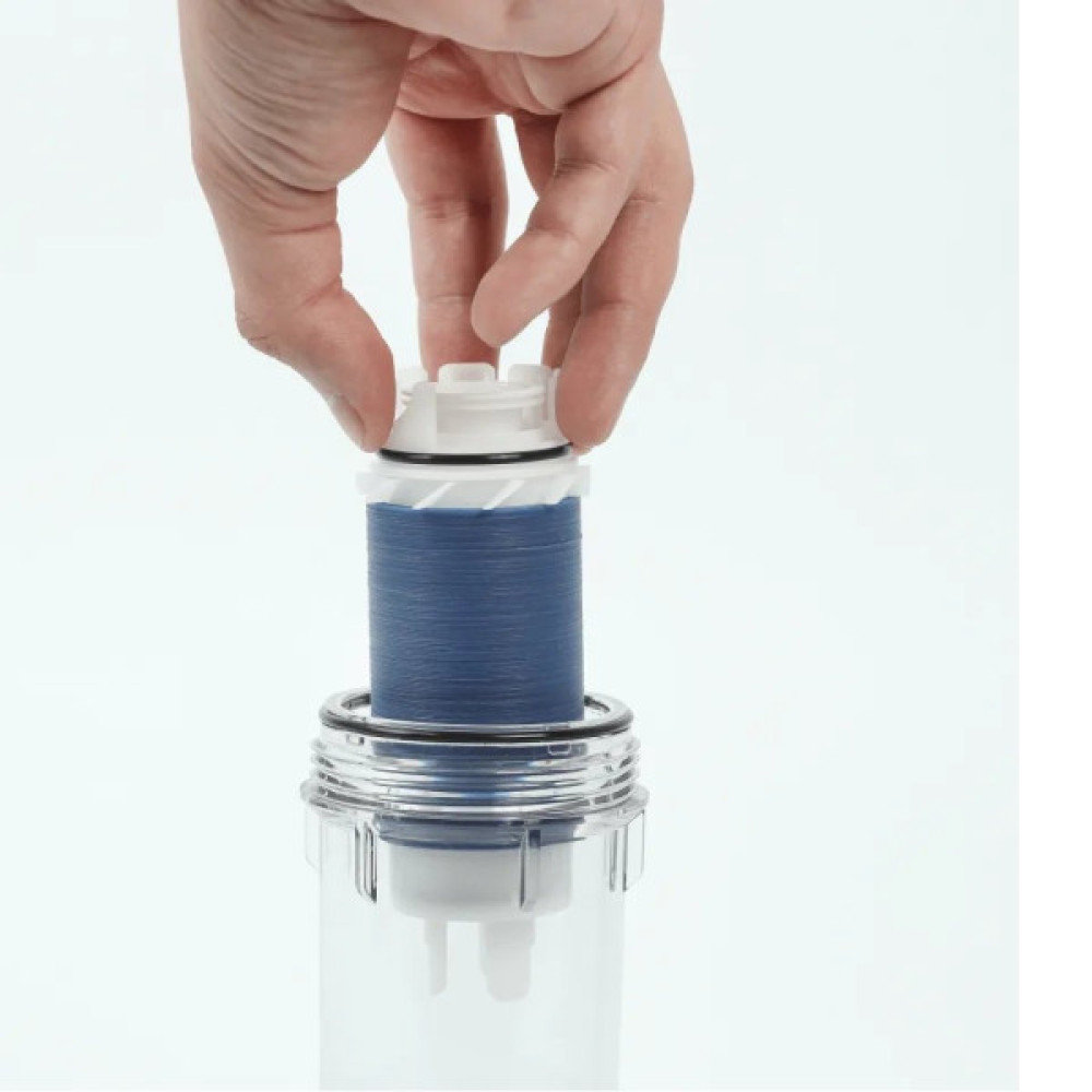 Фільтр дисковий механічного очищення Ecosoft 1", самопромивний з манометром