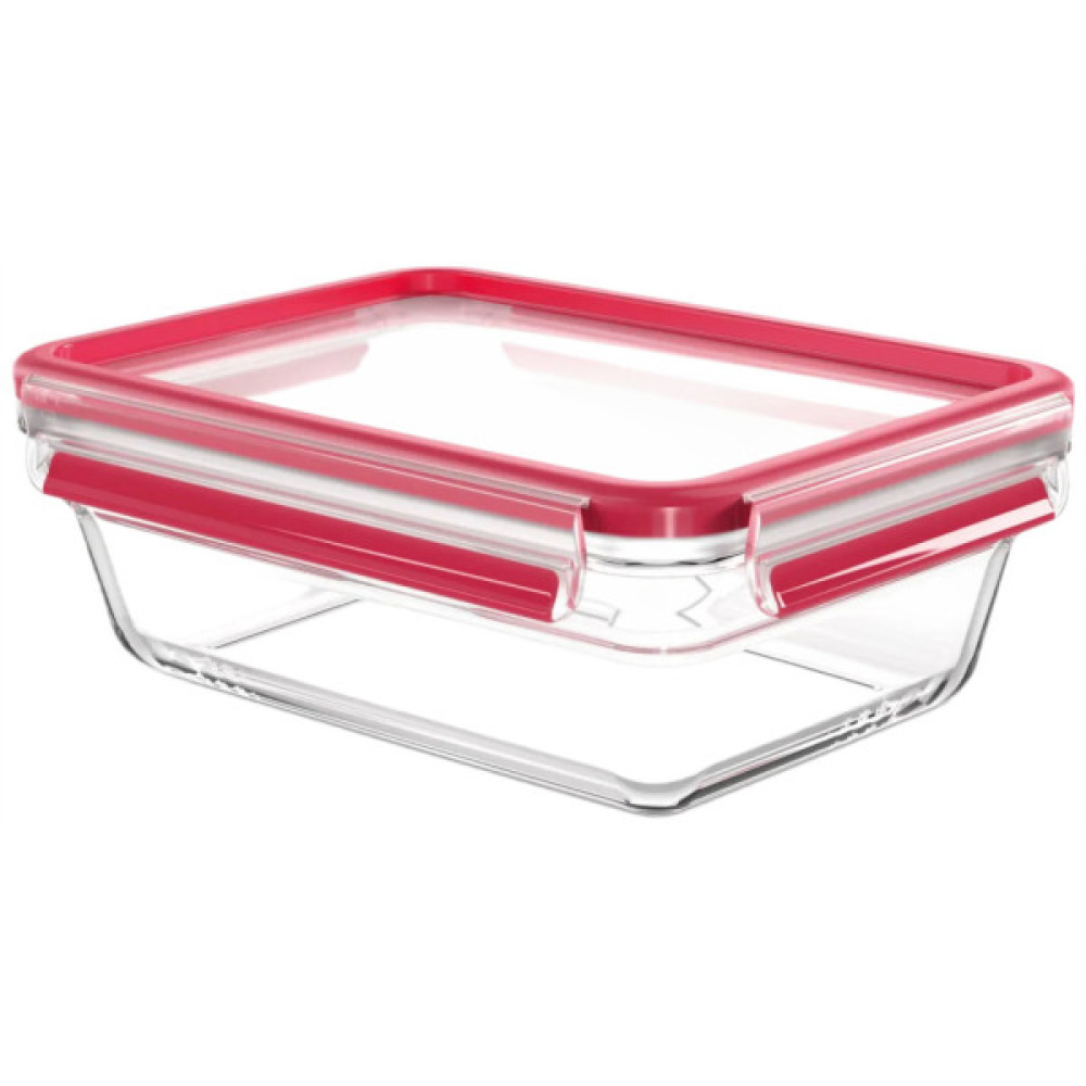 Харчовий контейнер Tefal Master Seal, Набір 3шт, жаростійке скло, прозорий (N1050910)
