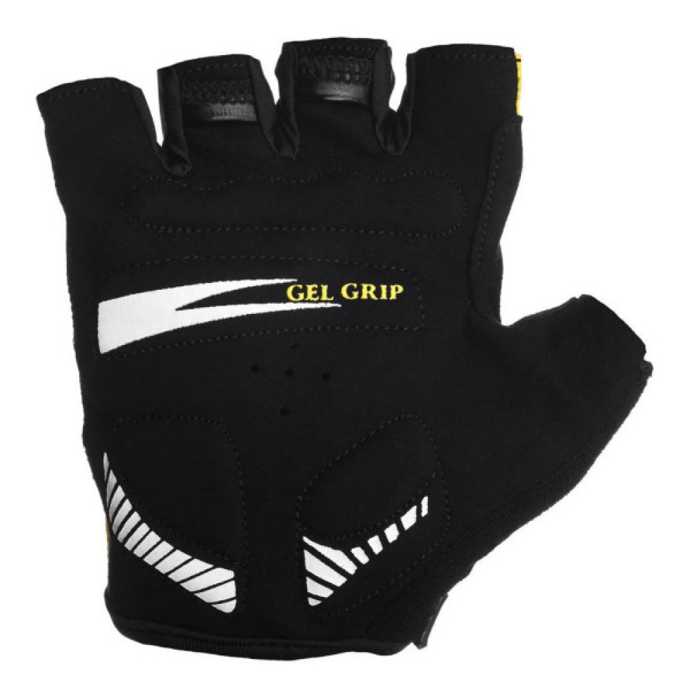 Велорукавиці PowerPlay 5028 Black/Yellow M (5028B_M_Yellow)
