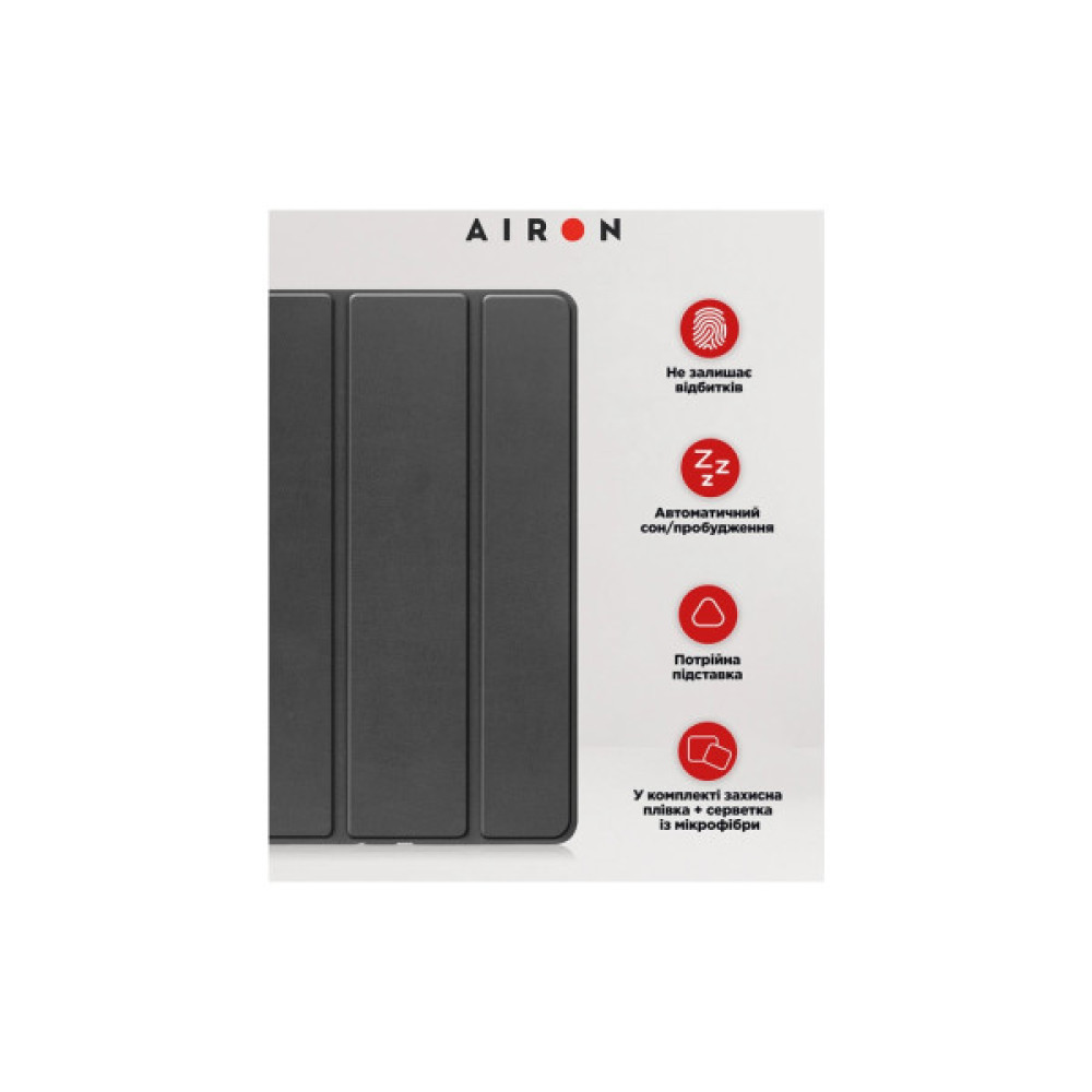Чохол до планшета AirOn Premium iPad 10.9 10th 2022 + film Black (4822352781146)