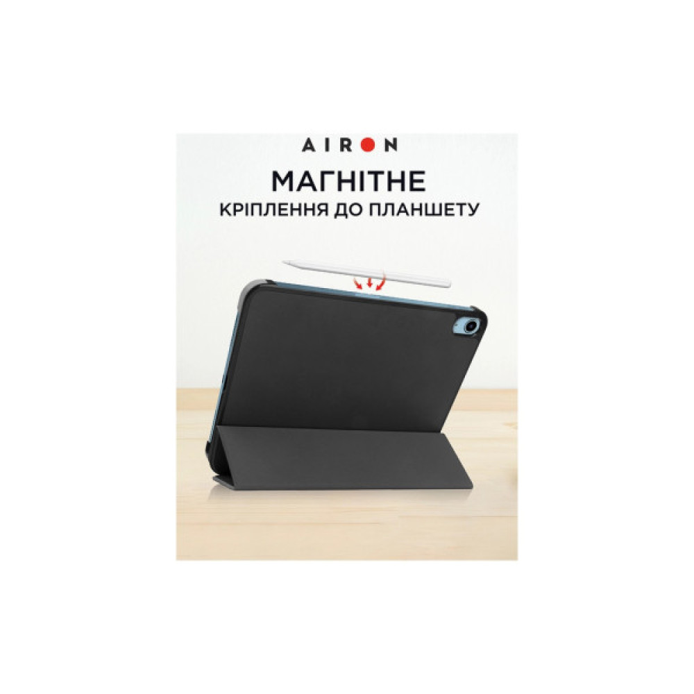 Чохол до планшета AirOn Premium iPad 10.9 10th 2022 + film Black (4822352781146)