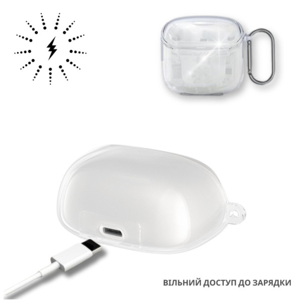 Чохол для навушників BeCover для JBL Tune Flex 2 Transparent (714829)