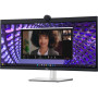 Монітор DELL 34" P3424WEB HDMI, DP, USB-C, RJ-45, MM, IPS, 3440x1440, 21:9, sRGB 99%, CURVED, HAS, Cam