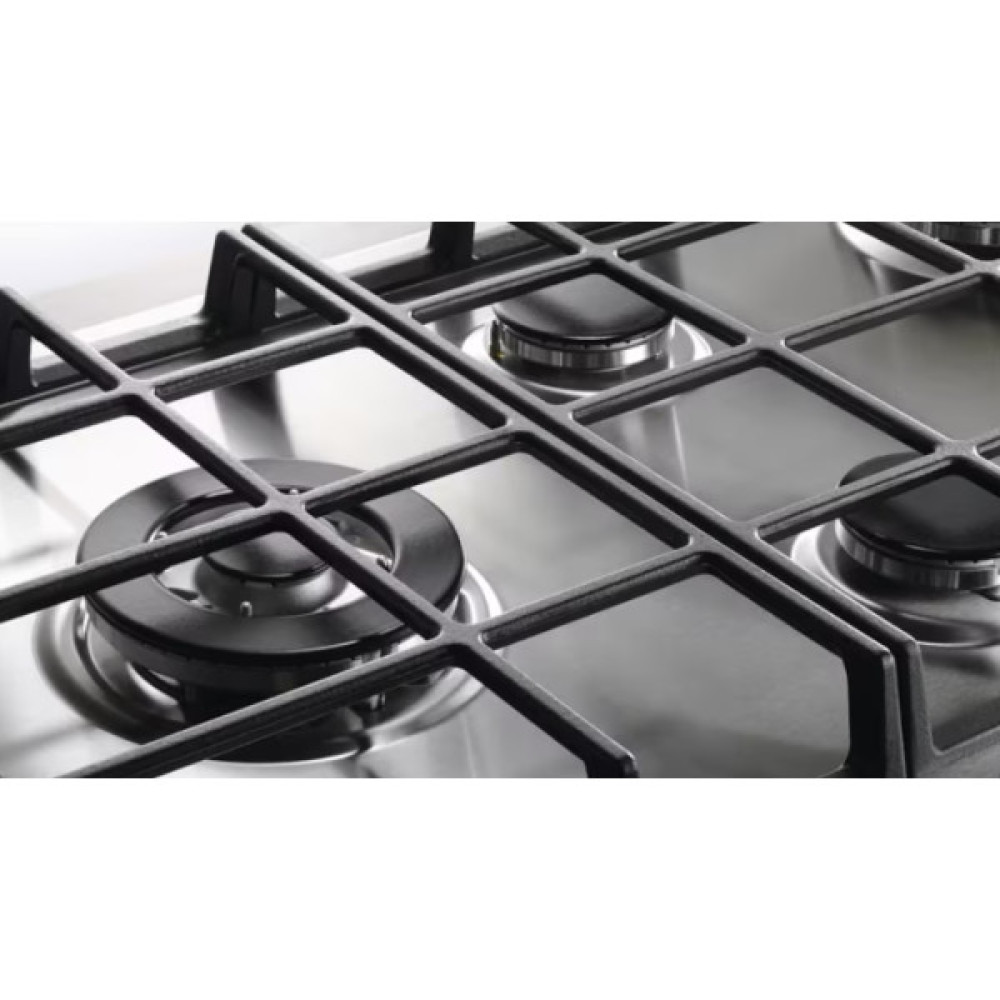 Варильна поверхня Electrolux газова, 30см, чавун, Доміно, нерж