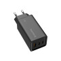 Зарядний пристрій ColorWay GaN3 Pro Power Delivery (USB-A + 2 USB TYPE-C) (65W) (CW-CHS039PD-BK) Зарядний пристрій ColorWay GaN3 Pro Power Delivery (USB-A + 2 USB TYPE-C) (65W) (CW-CHS039PD-BK)