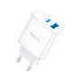 Зарядний пристрій HOCO C105A Stage 1xUSB-C PD20W + 1xUSB QC3.0 White (6931474782946) Зарядний пристрій HOCO C105A Stage 1xUSB-C PD20W + 1xUSB QC3.0 White (6931474782946)