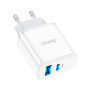 Зарядний пристрій HOCO C105A Stage 1xUSB-C PD20W + 1xUSB QC3.0 White (6931474782946) Зарядний пристрій HOCO C105A Stage 1xUSB-C PD20W + 1xUSB QC3.0 White (6931474782946)