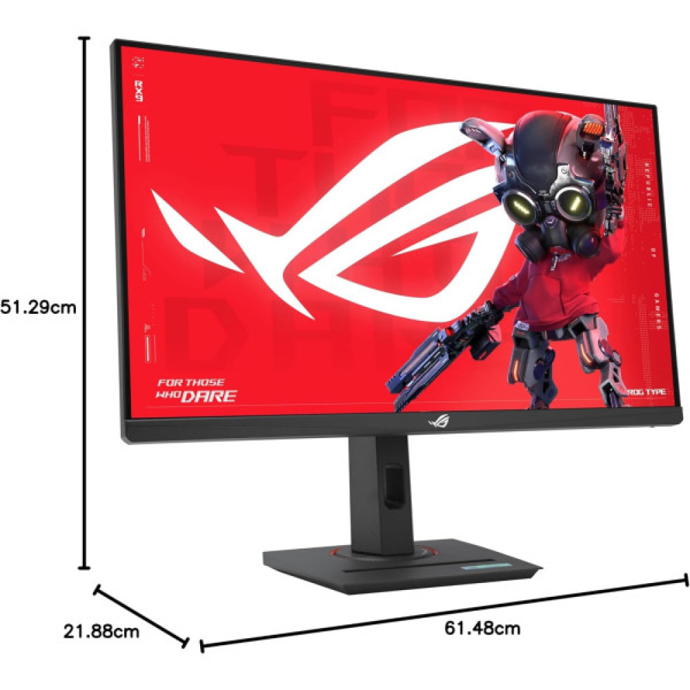 Монітор Asus 27" ROG Strix XG27ACMS HDMI, DP, USB-C, IPS, 2560x1440, 320Hz, 0.3ms, sRGB 130%, AdaptiveSync, Pivot, HDR400