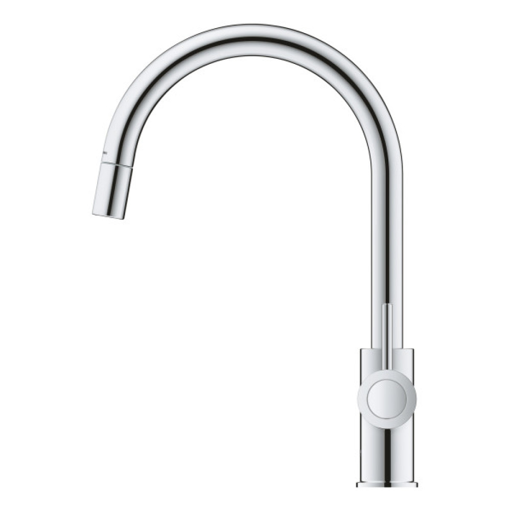 Змішувач для кухні Grohe BauClassic, довж.виливу - 215мм, поворотний, 1важіль, хром