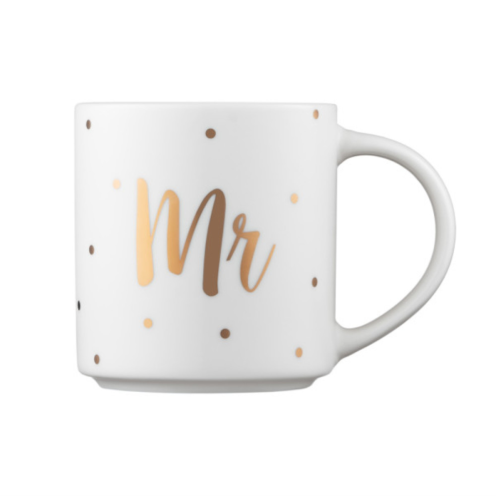 Чашка Ardesto Mr, 280мл, порцеляна, білий (AR3498)