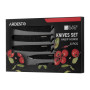 Набір ножів ARDESTO Black Mars 5 шт Black (AR2105BR)