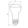 Лампочка Eurolamp LED R63 9W E27 4000K 220V (LED-R63-09274(P)) Лампочка Eurolamp LED R63 9W E27 4000K 220V (LED-R63-09274(P))