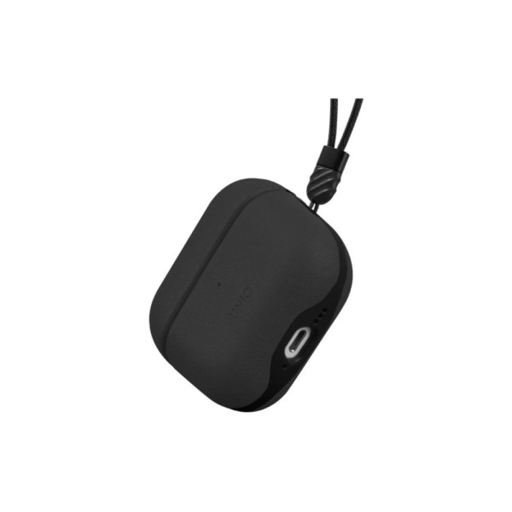 Чохол для навушників Uniq Lyden DS AirPods 4 Dallas Black (8886463691328)
