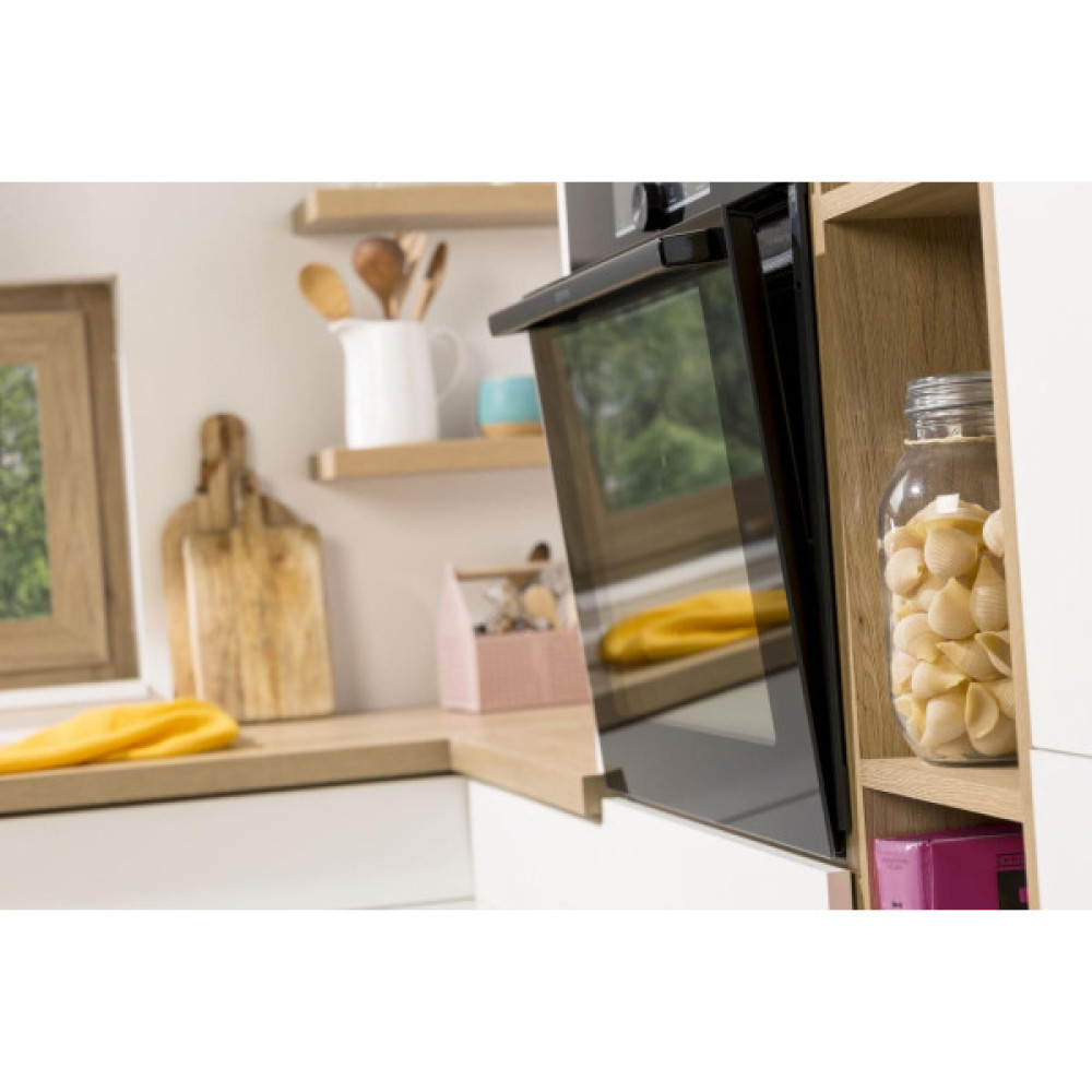 Духова шафа Gorenje електрична, 77л, A+, пара, приготув. на декількох рівнях, дисплей, нерж