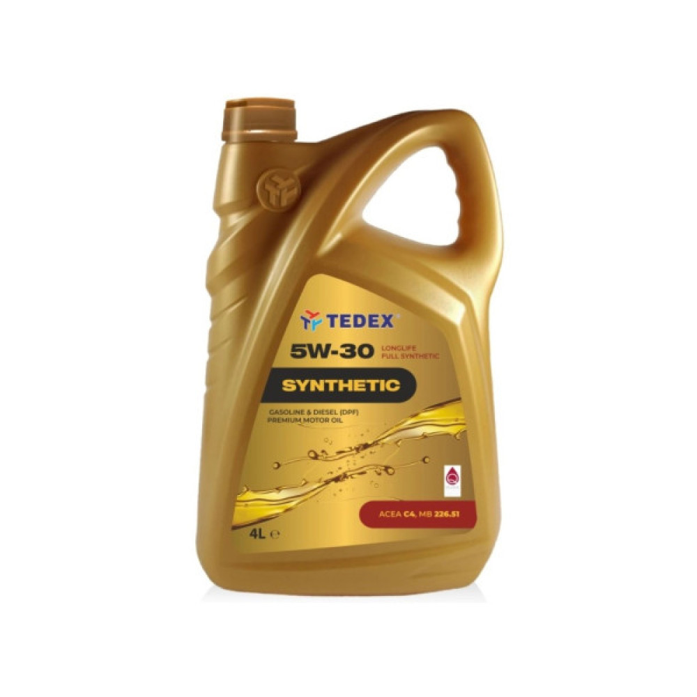 Моторна олива TEDEX SYNTETHIC (С4) MOTOR OIL 5W30 4л