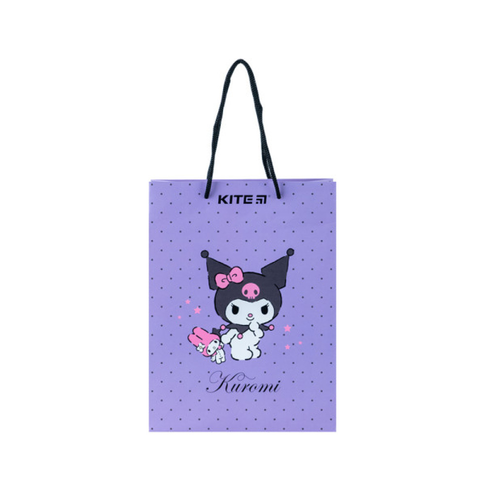 Подарунковий пакет Kite паперовий Kuromi 18х24 см (HK24-265)