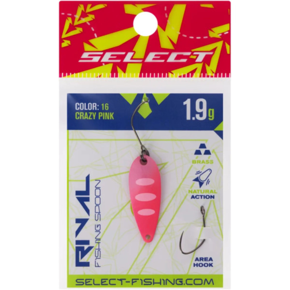 Блешня Select Rival 1.9g 30mm 16 Crazy Pink (1870.79.95)
