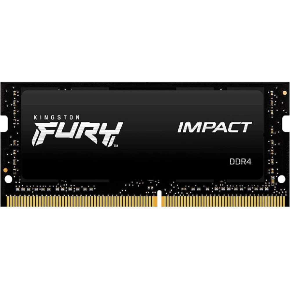 Пам'ять ноутбука Kingston DDR4 16GB KIT (8GBx2) 3200 FURY Impact