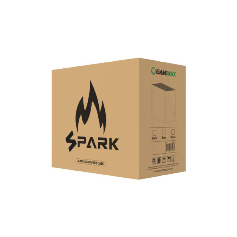 Корпус для ПК Gamemax SPARK FULL WHITE (1125-2001R0070)