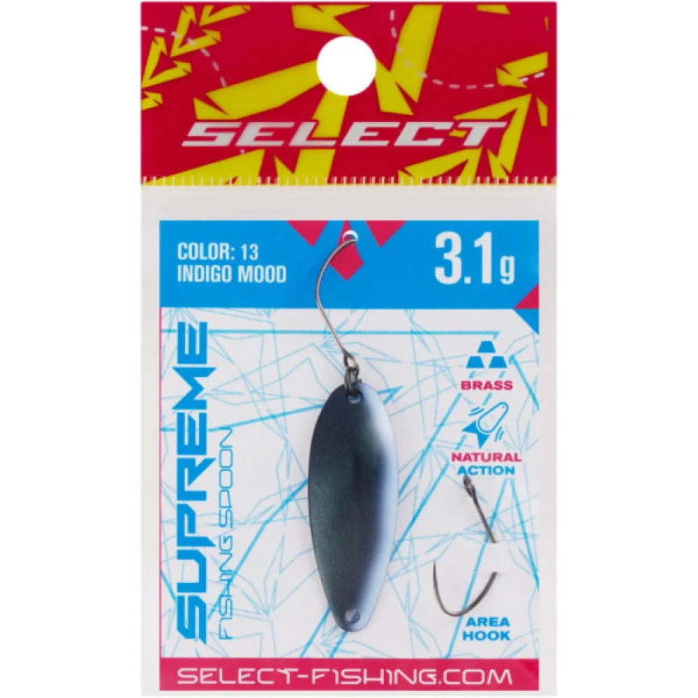 Блешня Select Supreme 3.1g 34mm 13 Indigo Mood (1870.80.74)