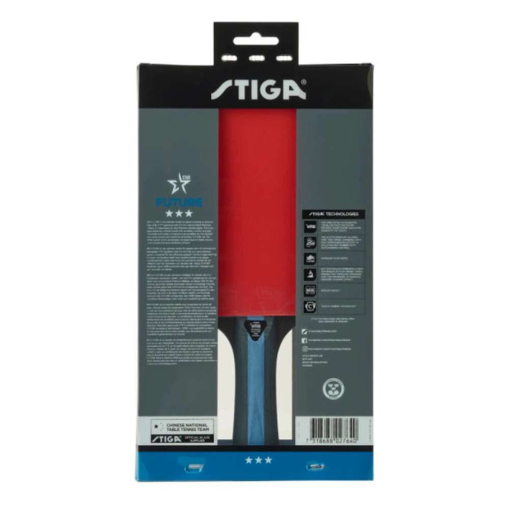 Ракетка для настільного тенісу Stiga Future 3 Star FL (1213-3318-01) (931186)
