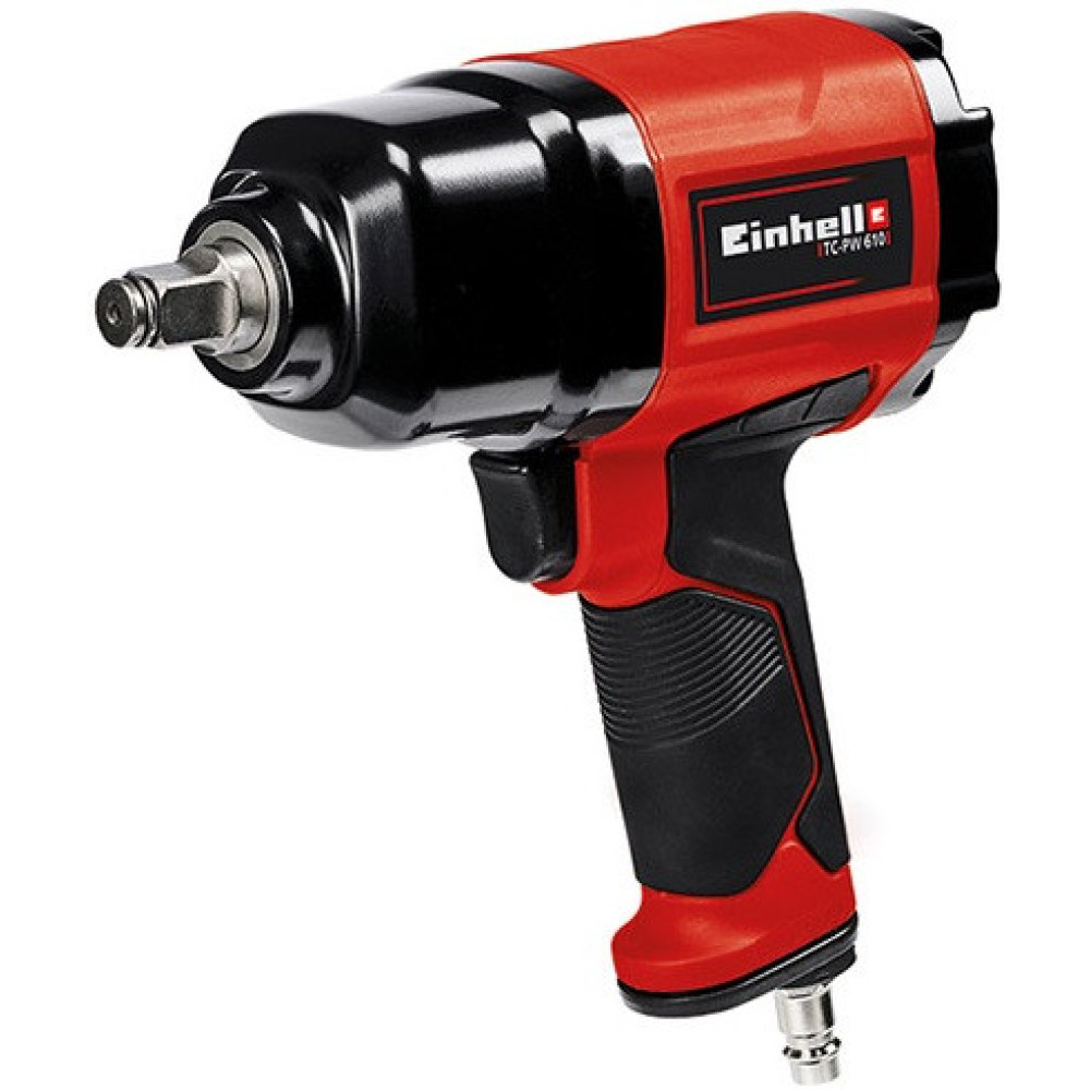 Гайковерт Einhell TC-PW 610 пневматичний, 610Нм, 6.3бар, 142л/хв, 2кг