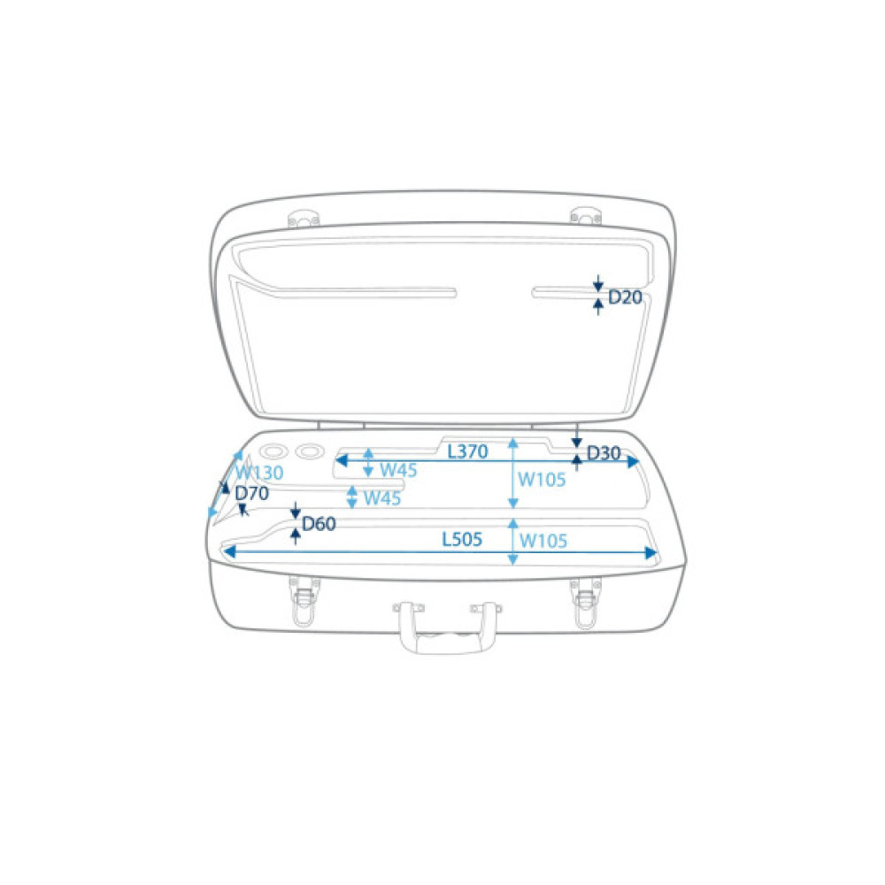Кейс для духових інструментів RockCase Standard Line Trumpet ABS Case (RC ABS26030)