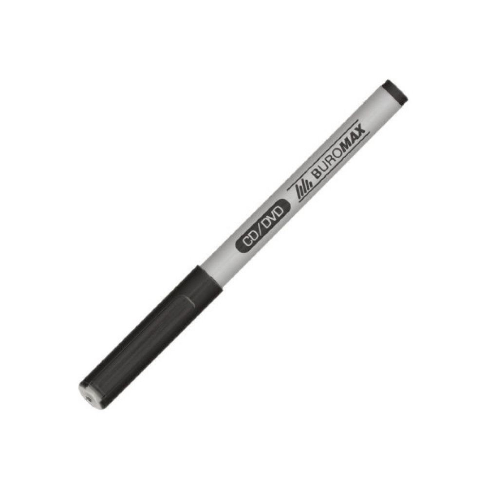 Маркер Buromax CD/DVD "JOBMAX", black, 0.6мм (BM.8701-01)
