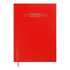 Тижневик Buromax датований 2025 CLASSIC, А5 червоний (BM.21121-05)