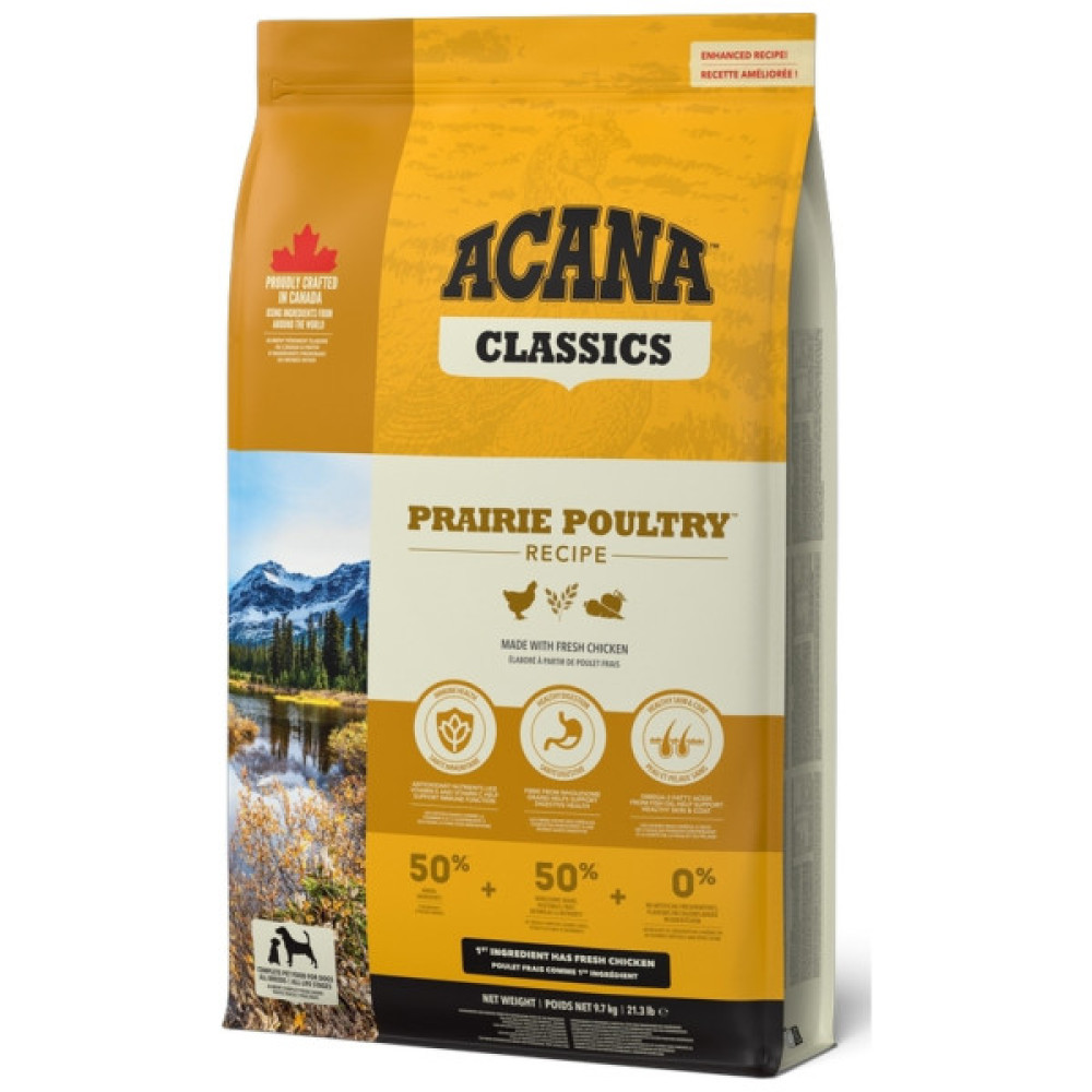 Сухий корм для собак ACANA Prairie Poultry 9.7 кг (0064992560119)
