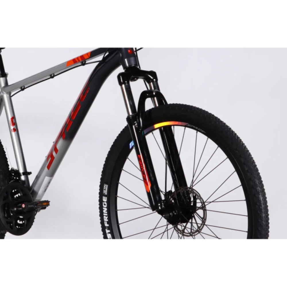 Велосипед Space 27.5" PHAETON DD FR рама-19" AL 2026 сіро-сріблястий (OPS-SP-27.5-088)