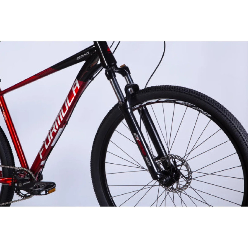 Велосипед Formula 29" ZEPHYR 1.0 HDD рама-19" AL 2026 чорно-червоний (OPS-FR-29-451)