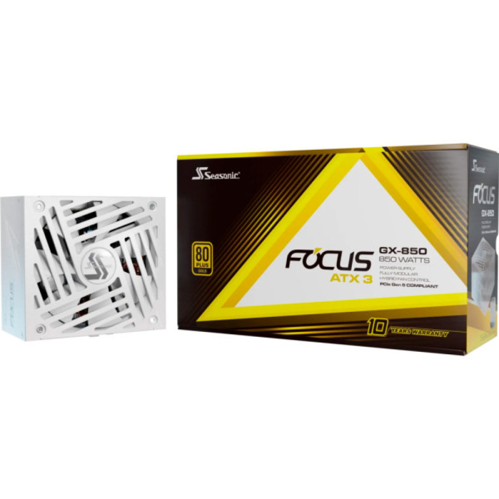 Блок живлення Seasonic 850W FOCUS-GX-850-ATX31-WH (FOCUS-GX-850-ATX31-WHITE)