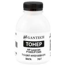Тонер HP LJ P1005/P1505, bottle 70g Gantech (TSM-HYD105B-070)