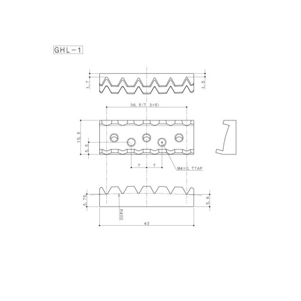 Поріжок для гітари Gotoh GHL-1 C