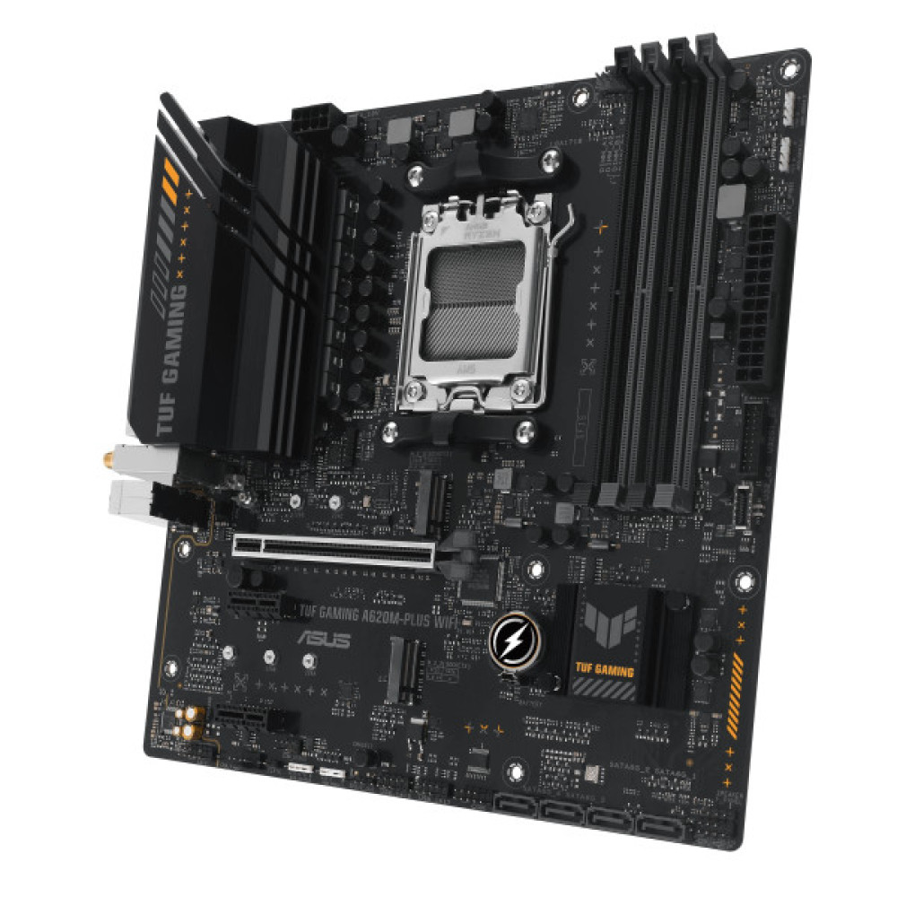 Материнcька плата ASUS A620M-F GAMING WIFI sAM5 A620 2xDDR5 HDMI Wi-Fi BT mATX