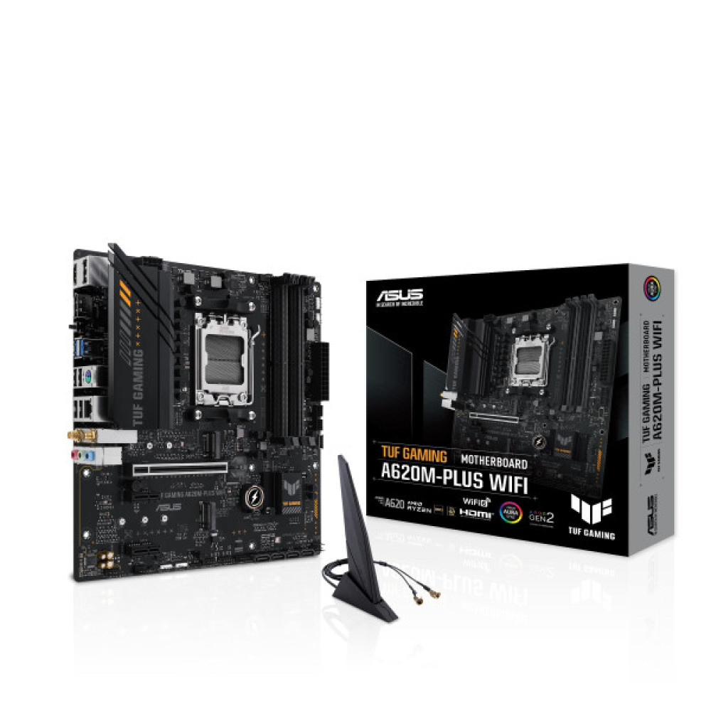 Материнcька плата ASUS A620M-F GAMING WIFI sAM5 A620 2xDDR5 HDMI Wi-Fi BT mATX