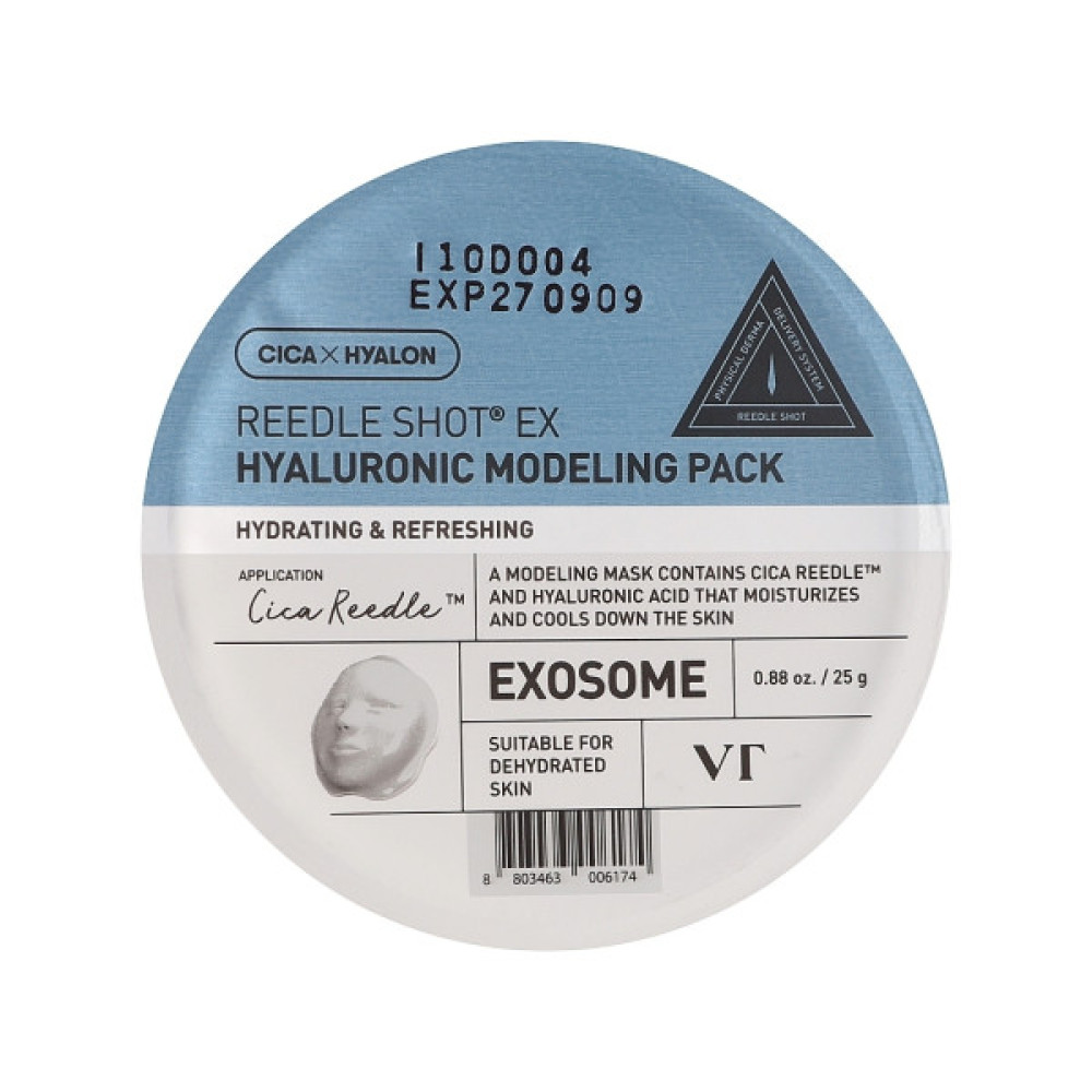 Маска для обличчя VT Cosmetics Reedle Shot EX Hyaluronic Modeling Pack Моделювальна з гіалуроновою кислотою 25 г (8803463006174)
