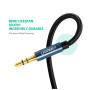 Кабель мультимедійний 3.5mm M to 3.5mm M 0.5m 90° corner AV112 blue Ugreen (60178) Кабель мультимедійний 3.5mm M to 3.5mm M 0.5m 90° corner AV112 blue Ugreen (60178)