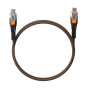 Дата кабель USB-C to USB-C 0.75m v3.2 240W Rugged double braided nylon black+orange UAG (9B4415114097) Дата кабель USB-C to USB-C 0.75m v3.2 240W Rugged double braided nylon black+orange UAG (9B4415114097)
