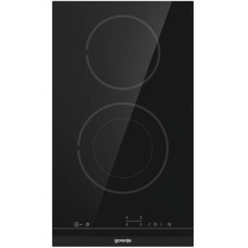 Варильна поверхня Gorenje електрична склокерамічна, 30см, Доміно, чорний