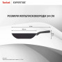 Сковорода Tefal Expertise з кришкою 24см чорний (G3218402)