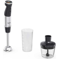 Блендер Tefal заглибний Quickchef+ 1000Вт, 2в1, чаша-800мл, чопер-500мл, турборежим, сріблясто-чорний