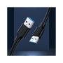 Дата кабель USB 2.0 AM/AM 1.5m US102 black Ugreen (10310)