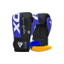 Боксерські рукавички RDX Rex F4 Blue/Black 12 oz (BGR-F4U-12OZ)