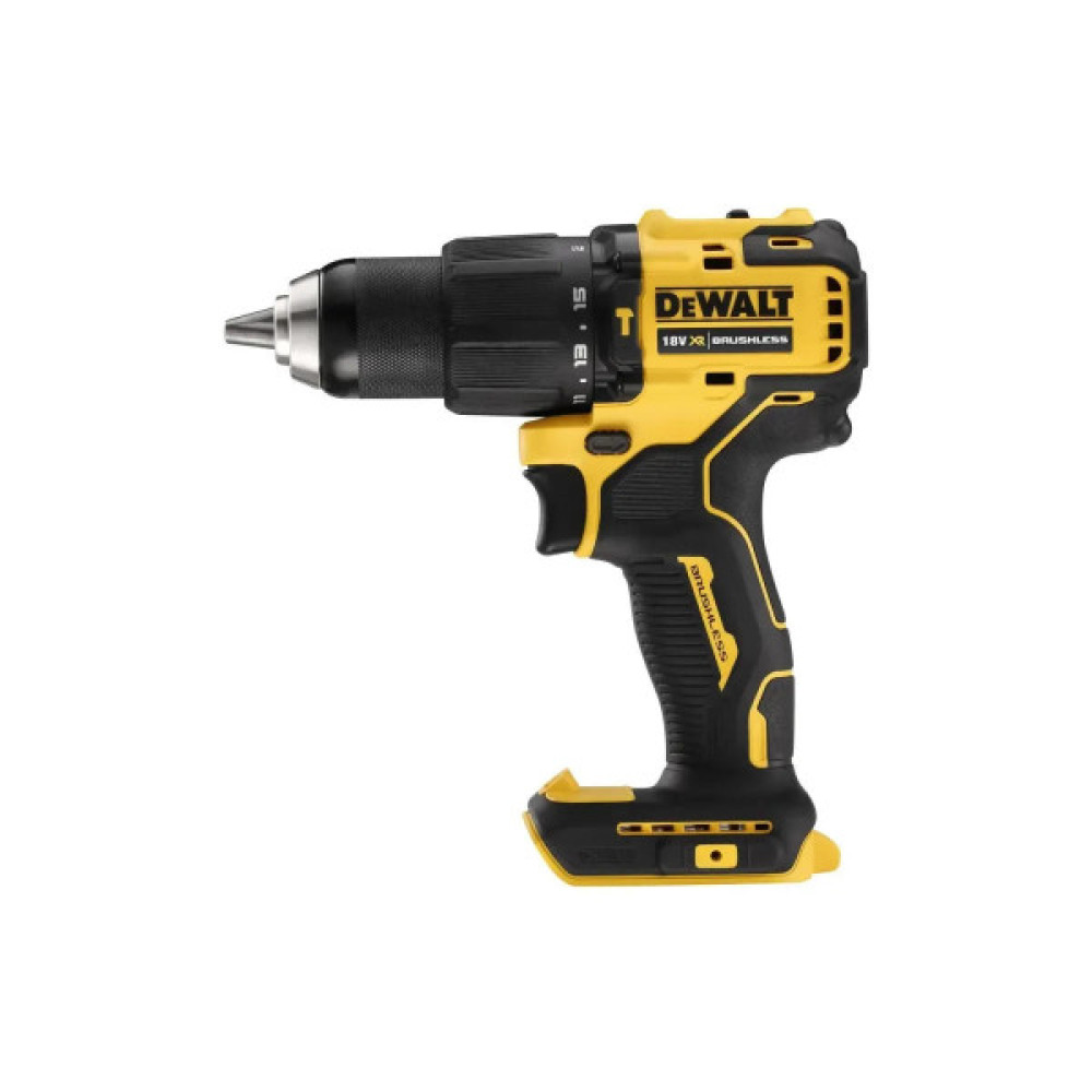 Дриль-шурупокрут ударний DeWalt безщітковий XR Li-Ion 18В 65Нм 450-1650об·хв патрон 13мм 1.2кг без АКБ та ЗП